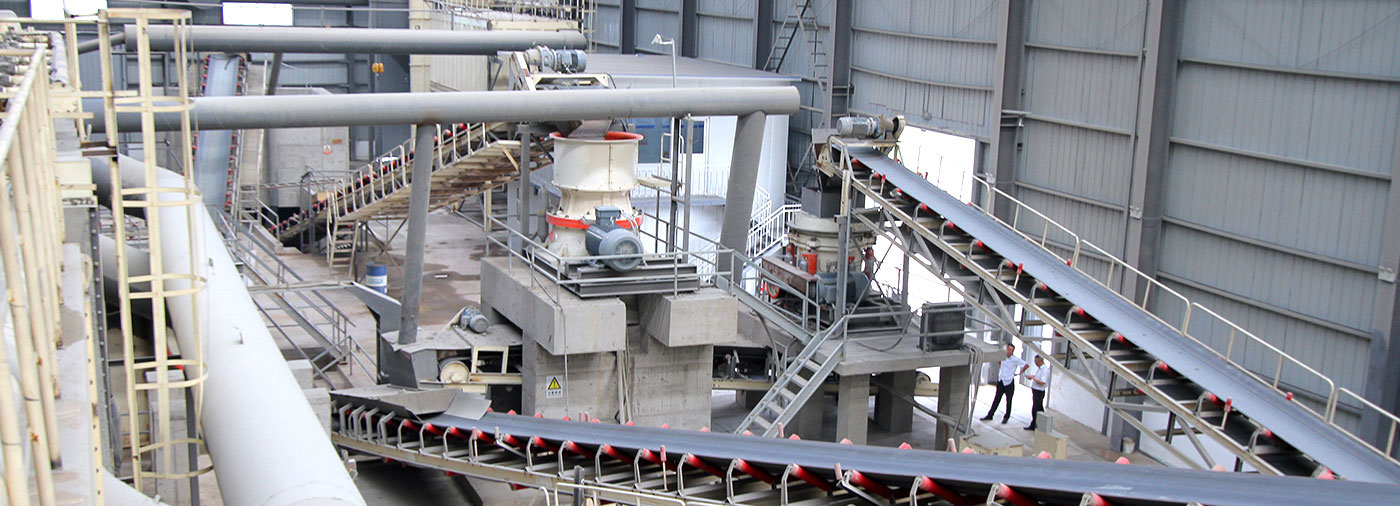 河南新鄉(xiāng)350t/h花崗巖破碎生產線